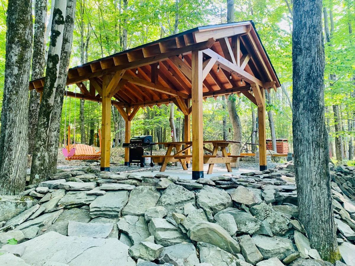Lakeview Cabin In The Hideout Lake Ariel Exterior foto